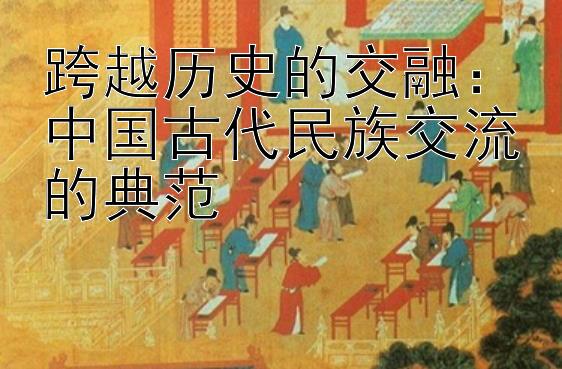 跨越历史的交融：中国古代民族交流的典范